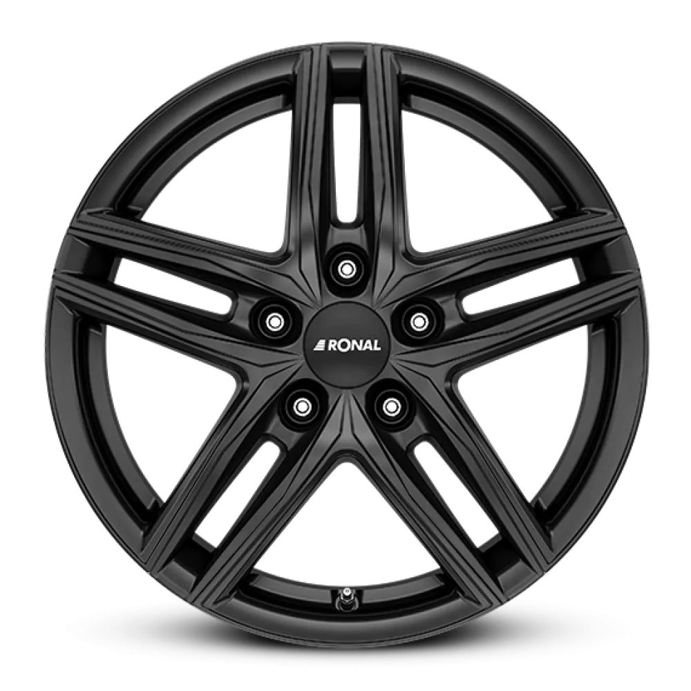 RONAL R65 JET BLACK-MATT 7.0x18 ET51 5x112 66.5