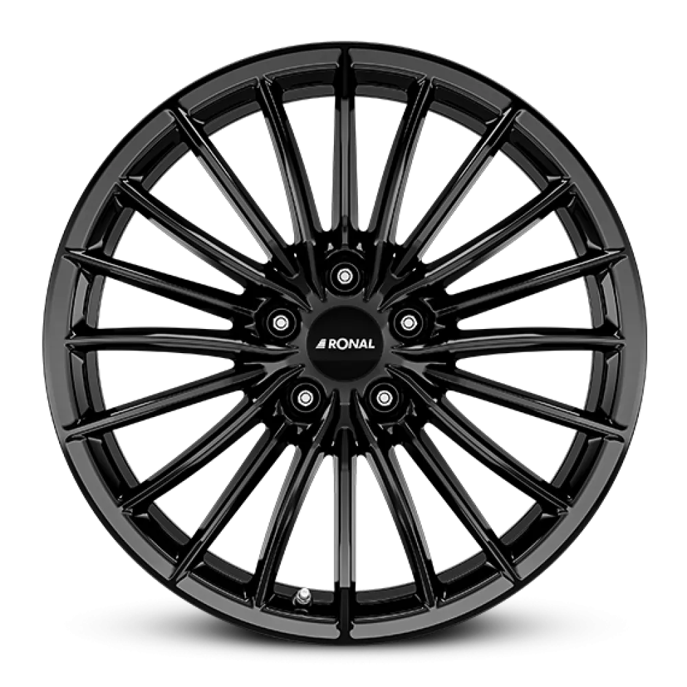 RONAL R68 JET BLACK 9.5x19 ET30 5x112 66.5 EAA