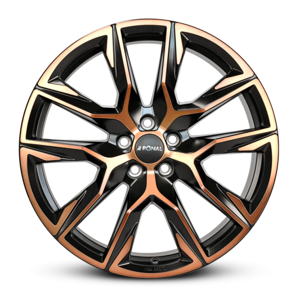 RONAL R71 JET BLACK-COPPER MATT 8.5x20 ET52 5x112 66.5