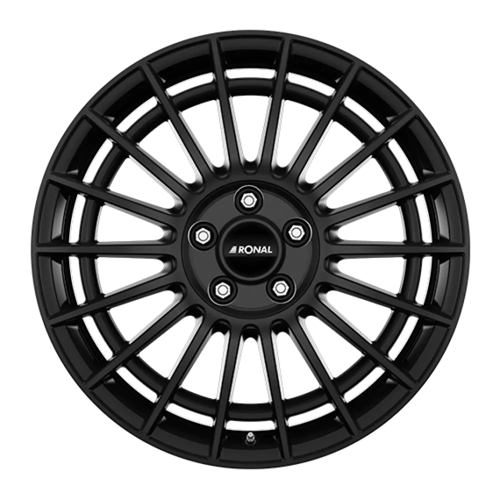 RONAL R73 JET BLACK MATT 8.5x19 ET35.1 5x112 66.5 EAB