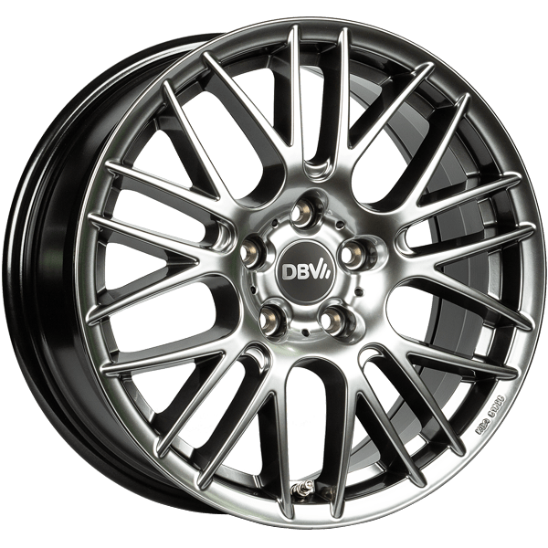 DBV 5KS 003 hyper silber 8.0x19 ET43 5x108 74.1