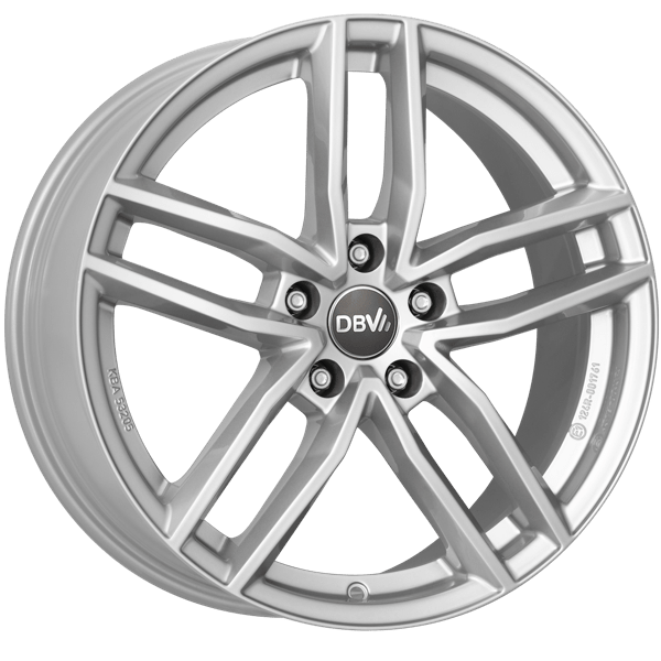DBV Andorra TR silver 7.0x17 ET48 5x114.3 71.6