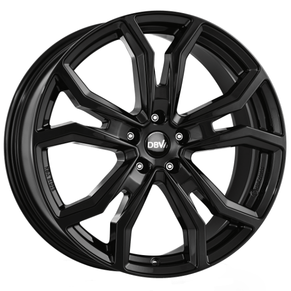 DBV Milano TV black 7.0x17 ET45 5x114.3 66.1
