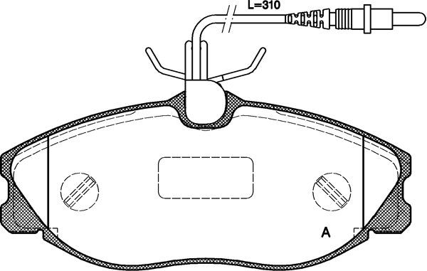 Pastiglie freni anteriore 