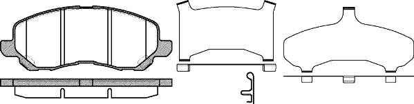 Plaquettes de frein C4 Aircross / 4008 avant