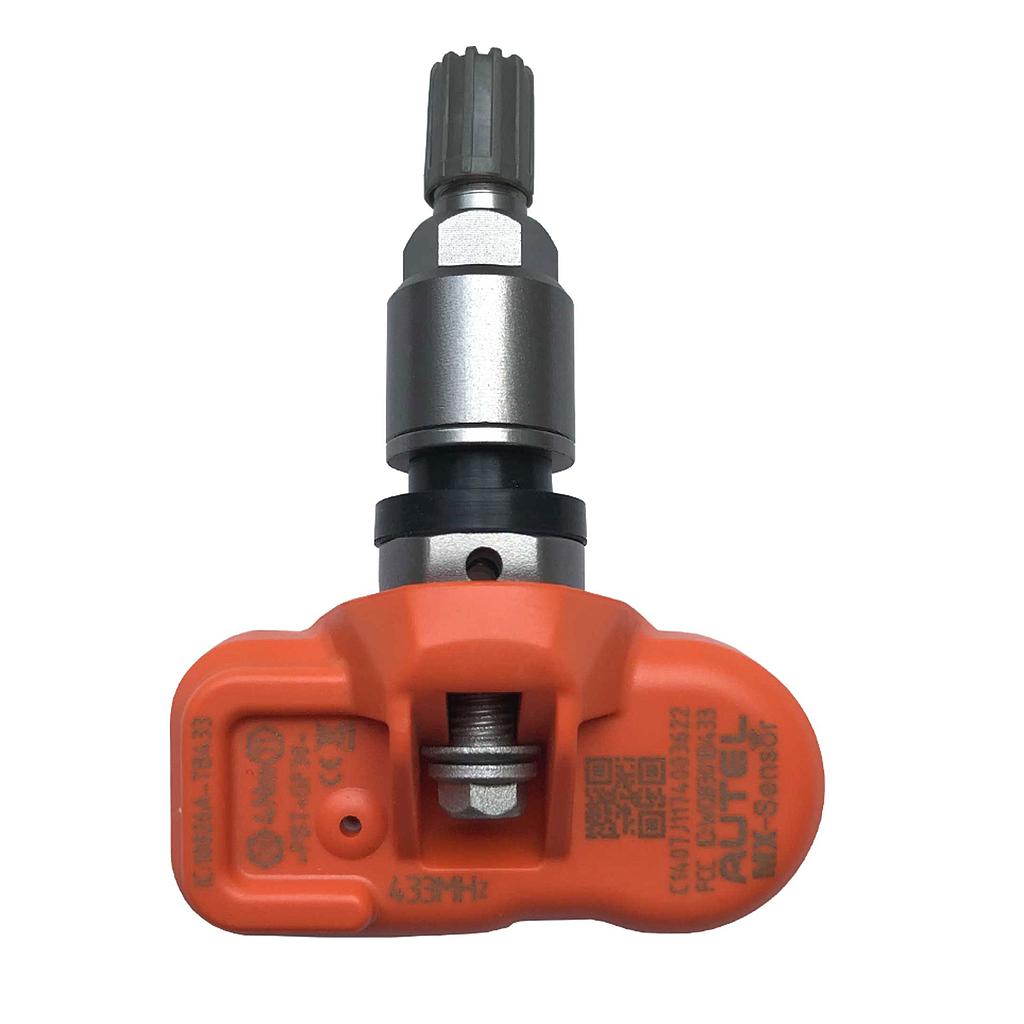 Programmierter Autel Universal-Reifendrucksensor mit Metallventil titan 433 MHz