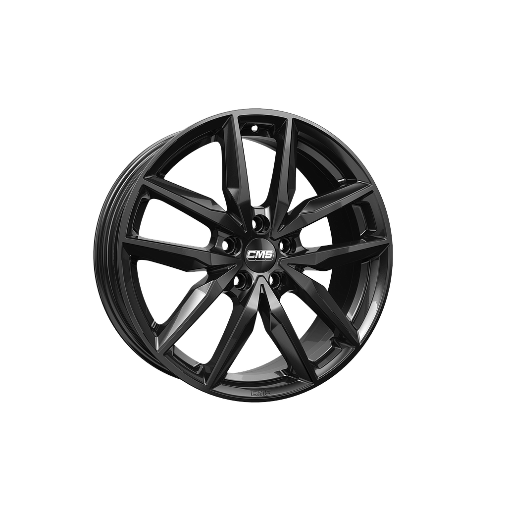 CMS C28 7.5x18 ET40 5/100 57,1 complete black gloss