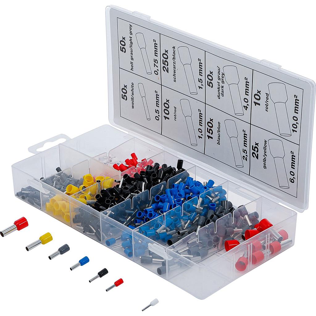 Aderendhülsen-Sortiment | isoliert | 685-tlg.