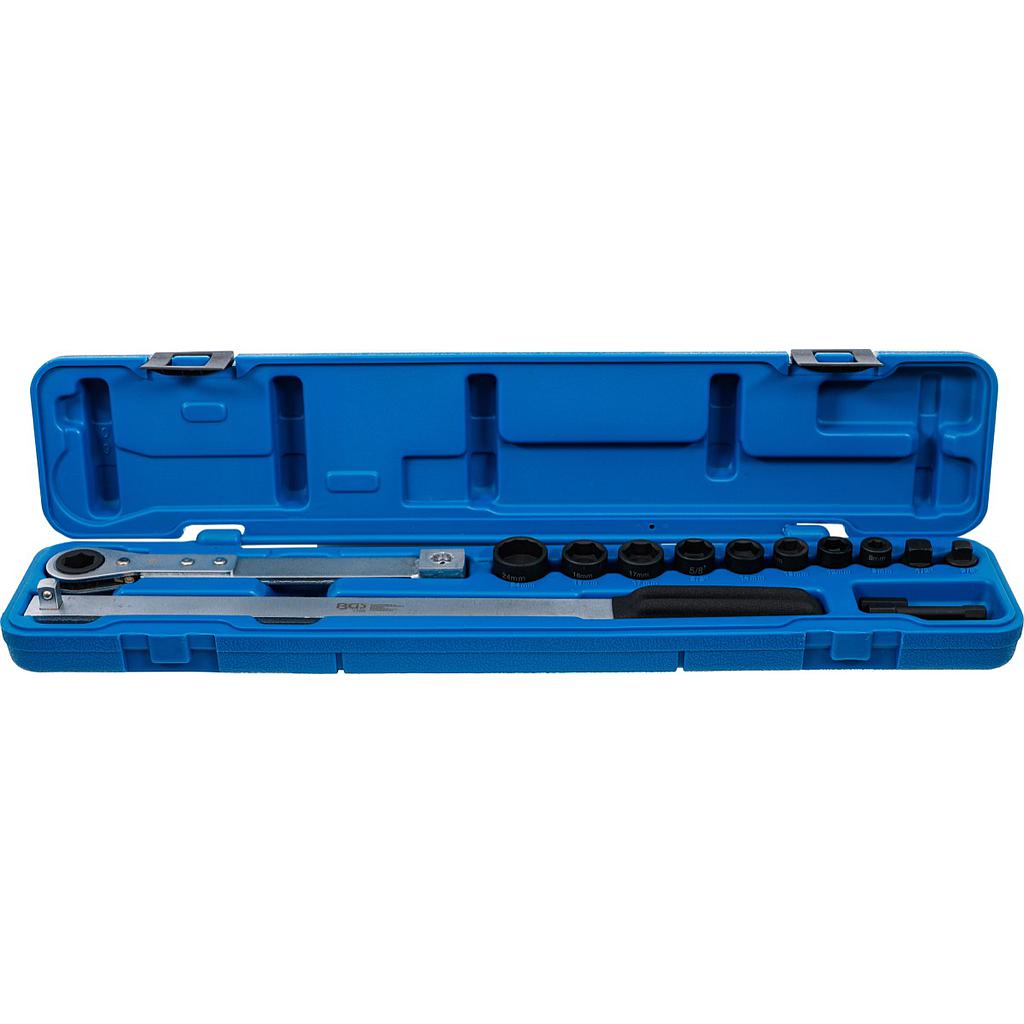 Rippen-Keilriemen-Ein- und Ausbau-Satz | 10 mm (3/8") + 12,5 mm (1/2")