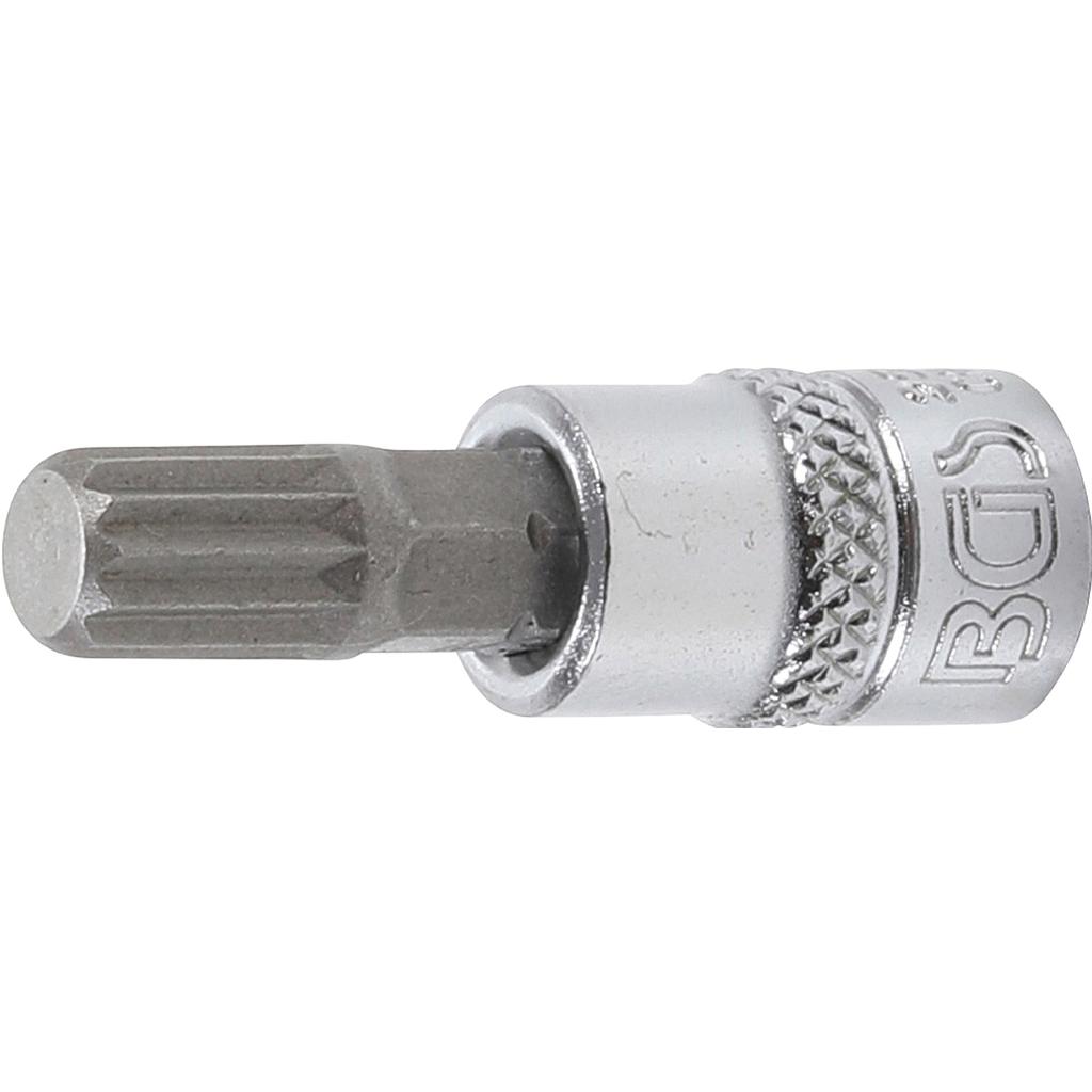 Bit-Einsatz | Antrieb Innenvierkant 6,3 mm (1/4&quot;) | Innenvielzahn (für XZN) M8
