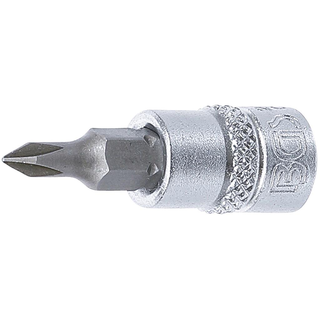 Bit-Einsatz | Antrieb Innenvierkant 6,3 mm (1/4&quot;) | Kreuzschlitz PH0