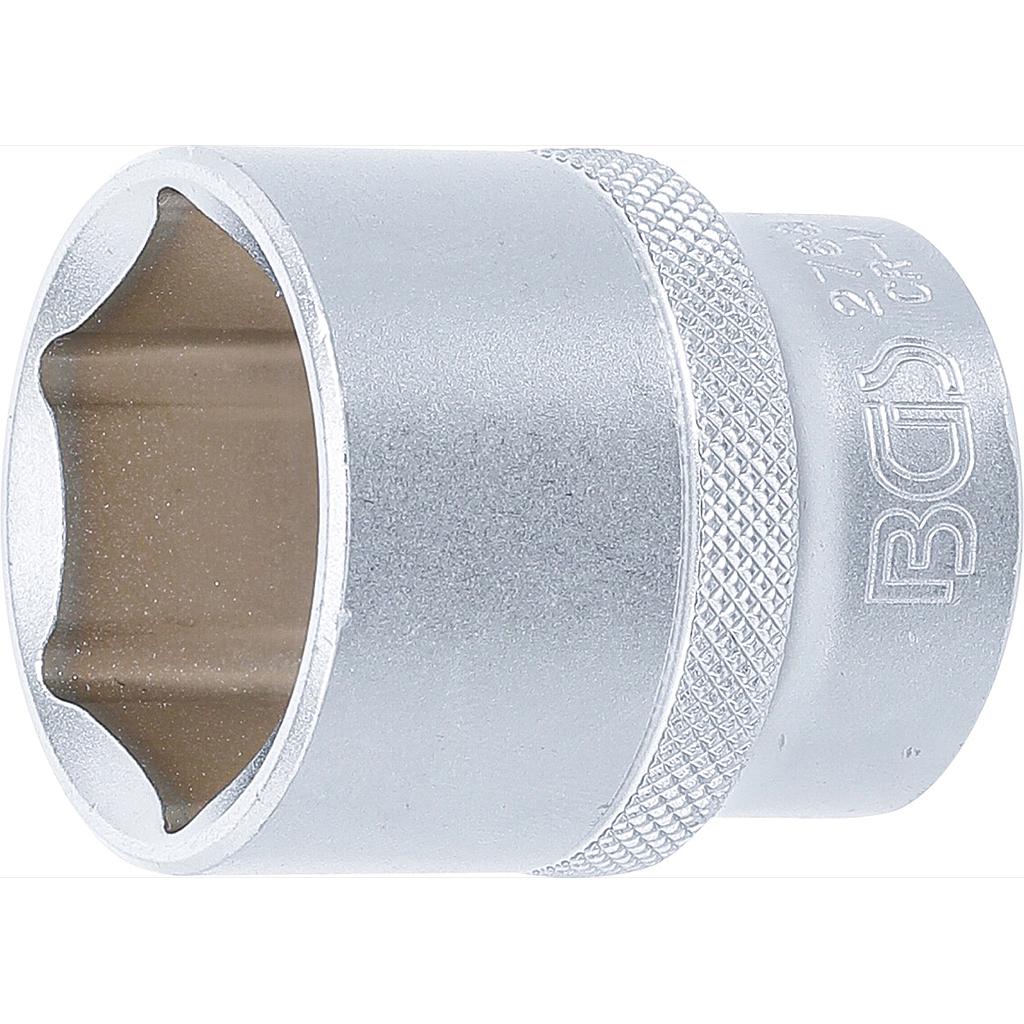 Steckschlüssel-Einsatz Sechskant | Antrieb Innenvierkant 12,5 mm (1/2&quot;) | SW 1.1/8&quot;