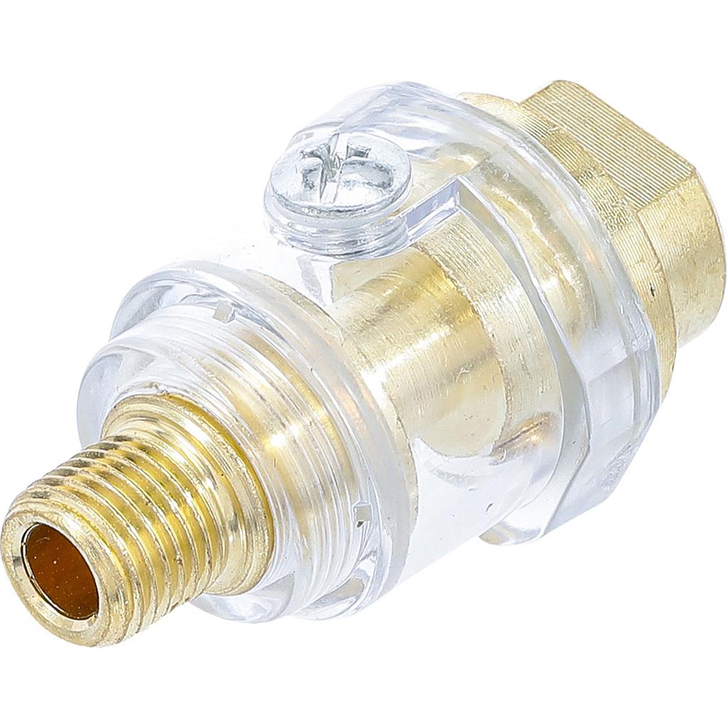 Automatischer Druckluft-Öler | Schlauchanschluss 6,3 mm (1/4&quot;)