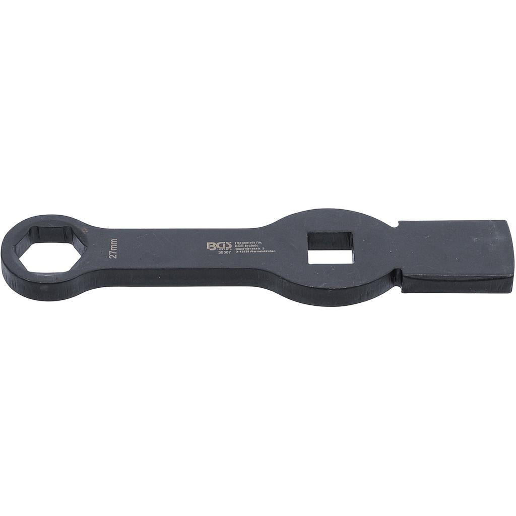 Schlag-Ringschlüssel | Sechskant | mit 2 Schlagflächen | SW 27 mm