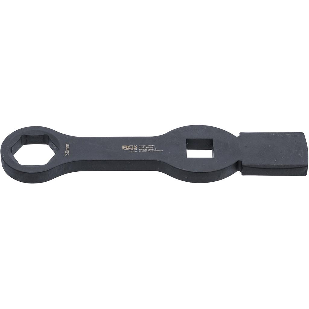 Schlag-Ringschlüssel | Sechskant | mit 2 Schlagflächen | SW 30 mm
