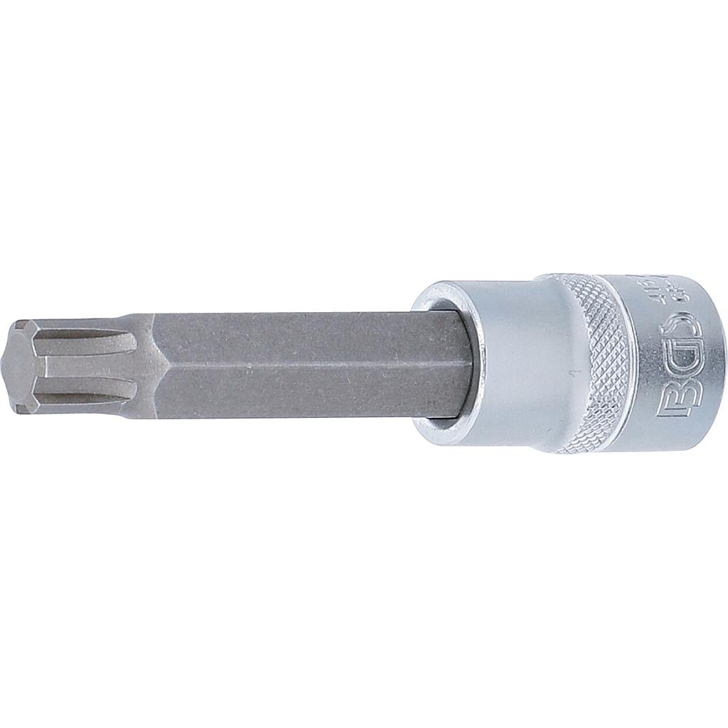 Bit-Einsatz | Länge 100 mm | Antrieb Innenvierkant 12,5 mm (1/2&quot;) | Keil-Profil (für RIBE) M13
