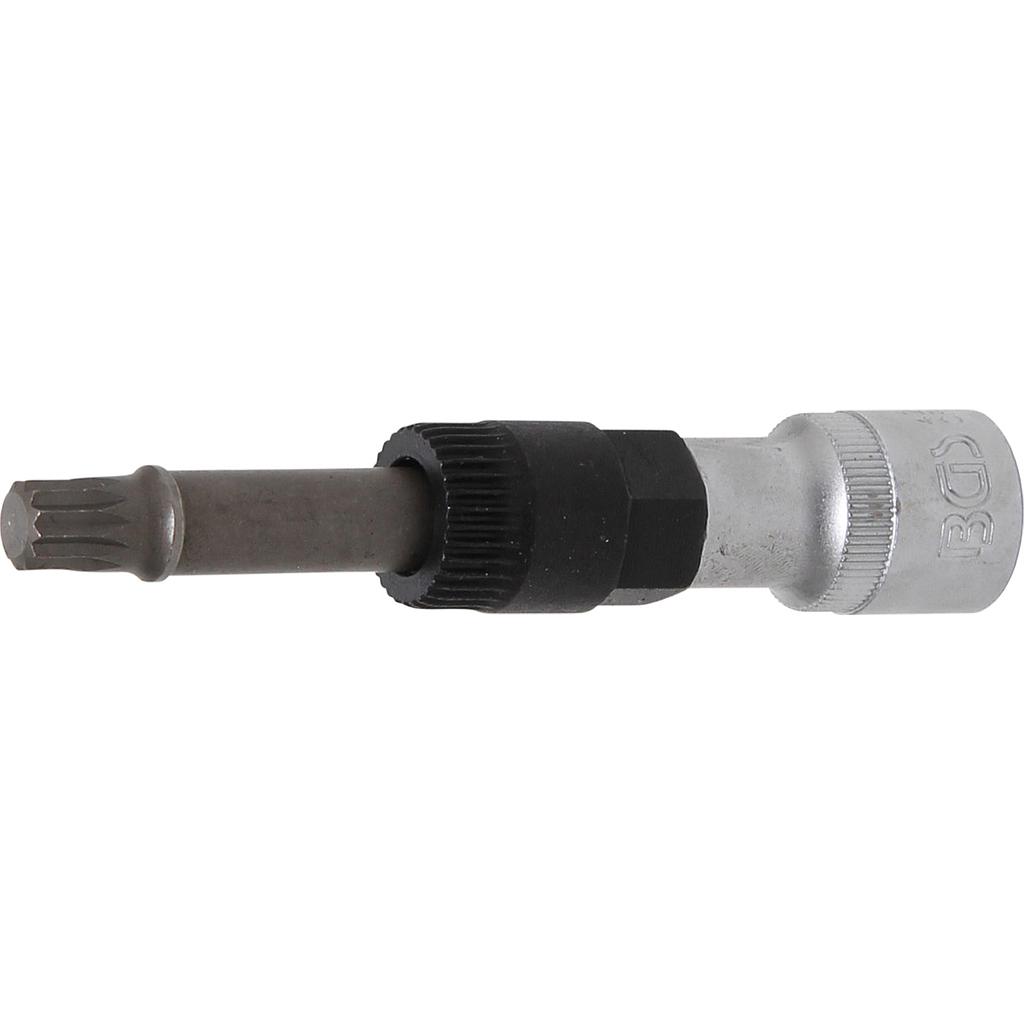 Bit-Einsatz für Lichtmaschine | Antrieb Innenvierkant 12,5 mm (1/2&quot;) | Innenvielzahn (für XZN) M10