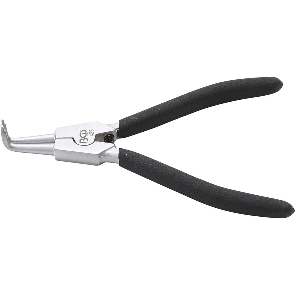 Sprengringzange | gebogen | für Aussensprengringe | 180 mm