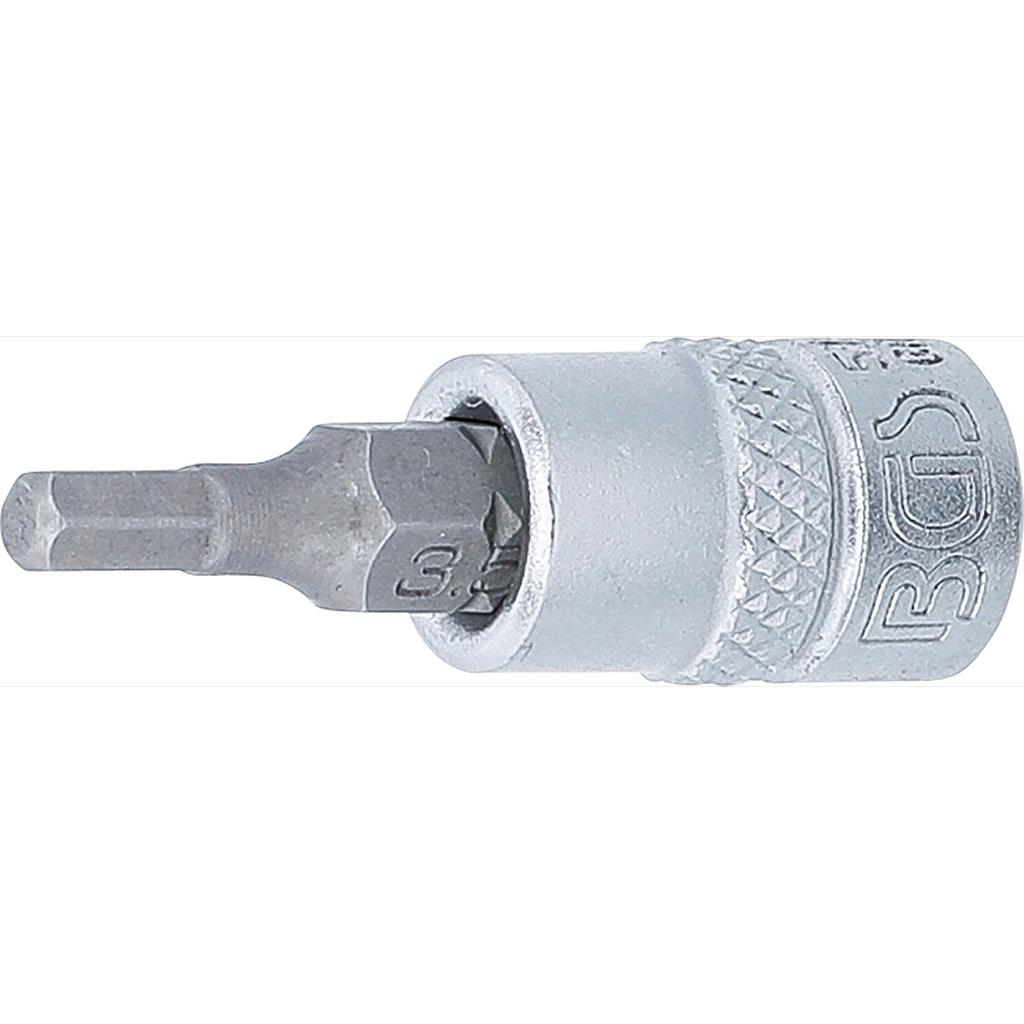 Bit-Einsatz | Antrieb Innenvierkant 6,3 mm (1/4") | Innensechskant 3,5 mm