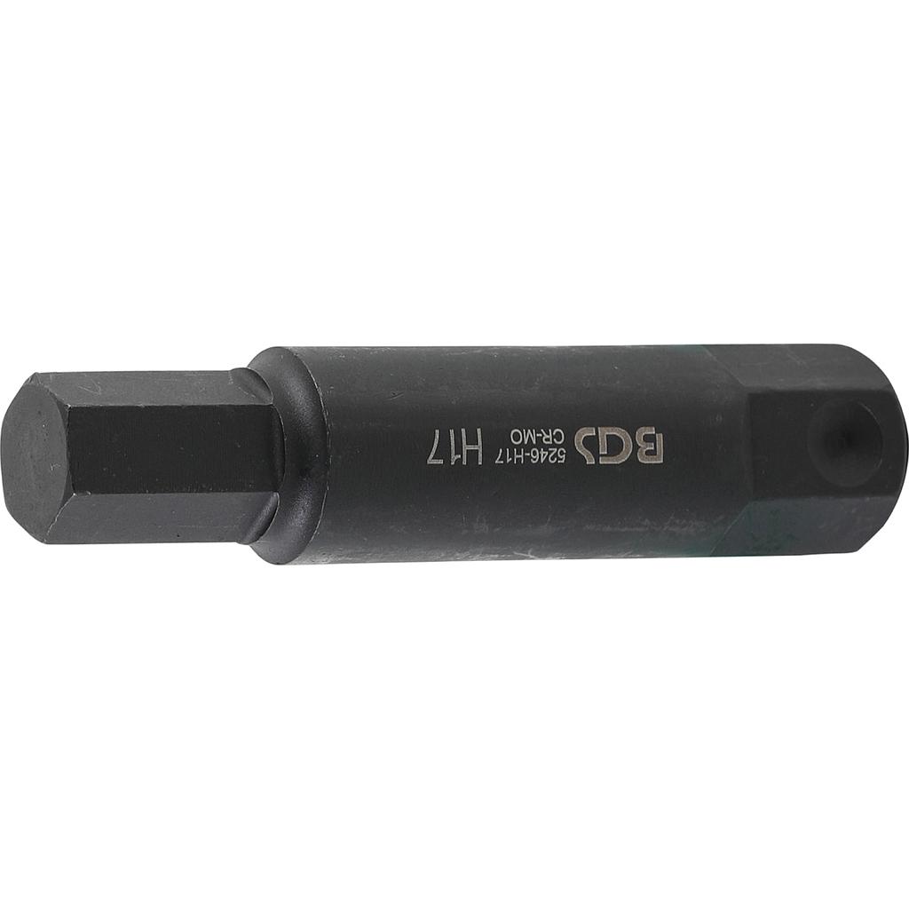 Bit | Länge 100 mm | Antrieb Außensechskant 22 mm | Innensechskant 17 mm