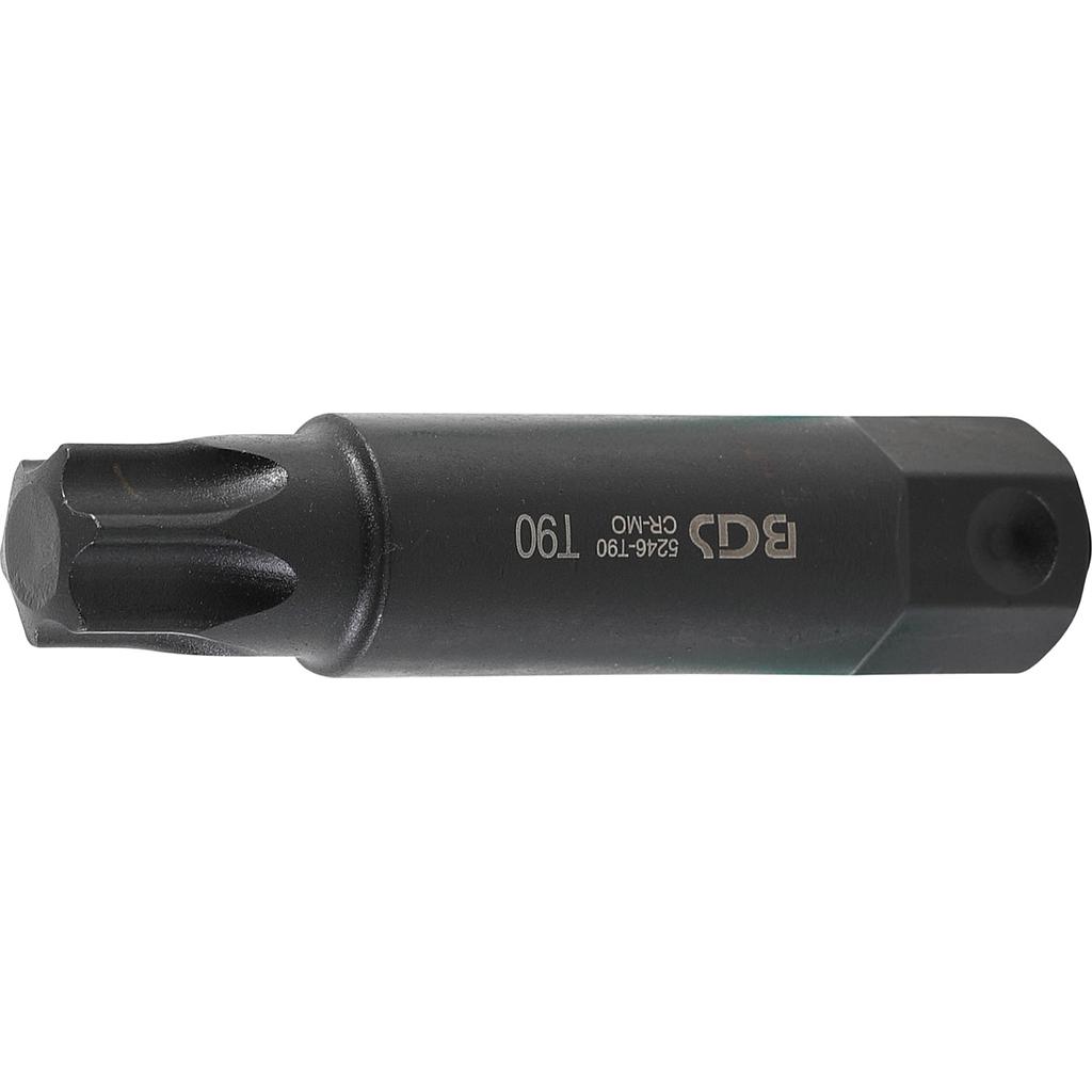 Bit | Länge 100 mm | Antrieb Aussensechskant 22 mm | T-Profil (für Torx) T90