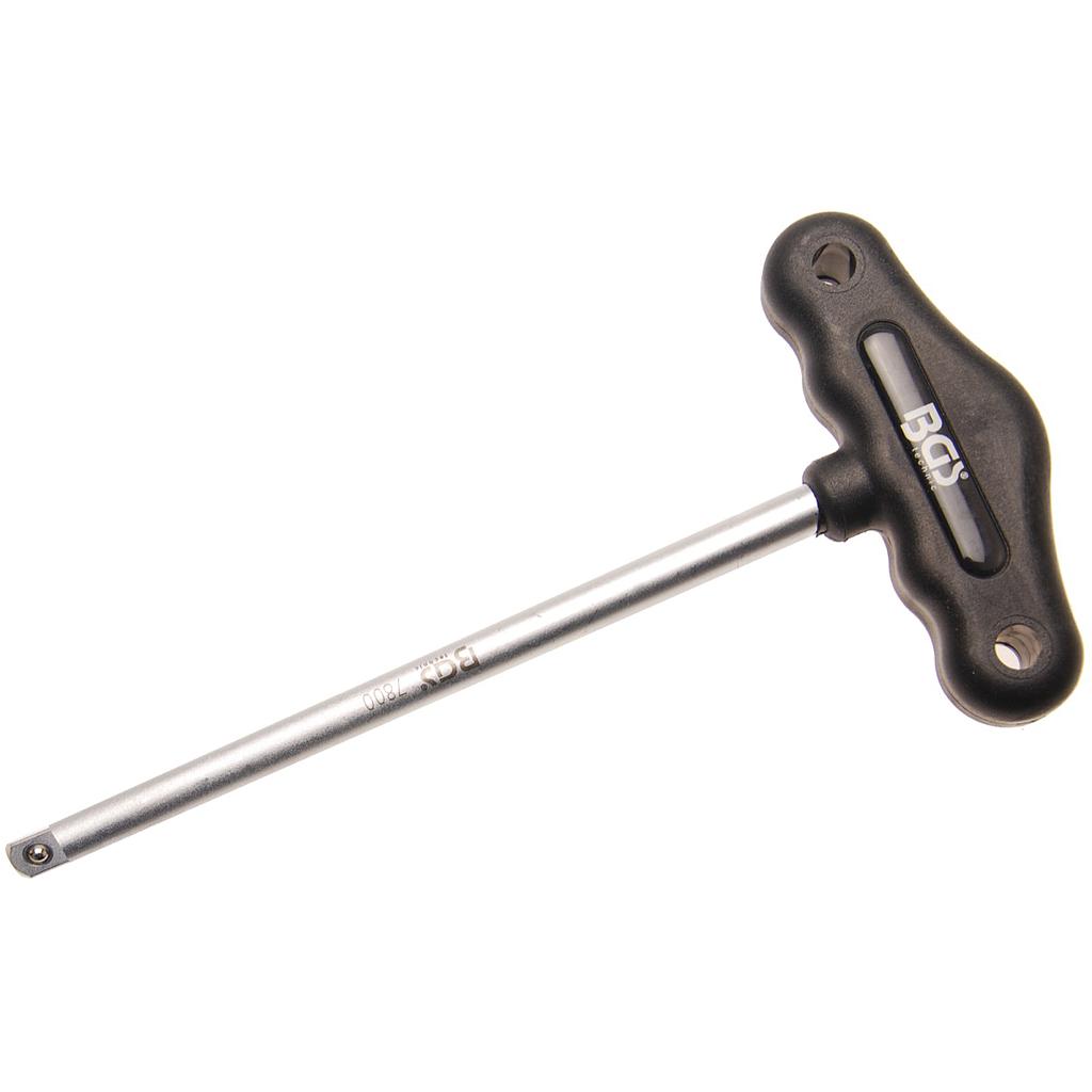 T-Griff | Abtrieb Außenvierkant 6,3 mm (1/4&quot;) | 230 mm