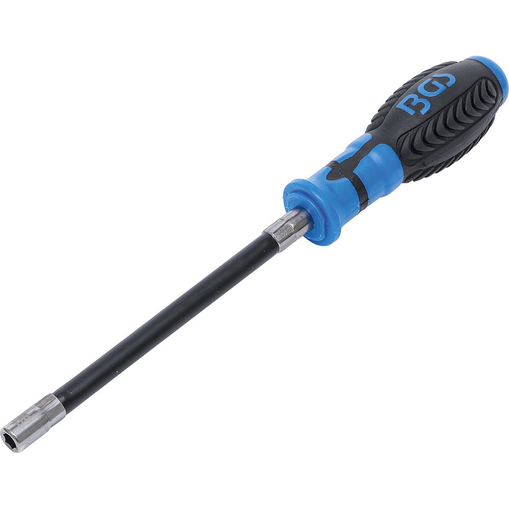 Bit-Schraubendreher für Bits mit flexiblem Schaft | Abtrieb Innensechskant 6,3 mm (1/4&quot;)