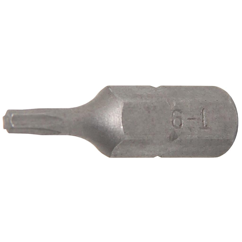 Bit | Antrieb Aussensechskant 6,3 mm (1/4&quot;) | T-Profil (für Torx) T9