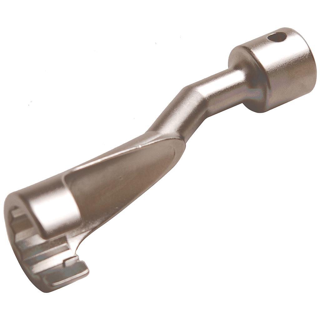 Spezial-Schlüssel für Einspritzleitungen | für BMW, Opel 2.5TD, Mercedes-Benz | Antrieb 10 mm (3/8&quot;) | SW 17 mm