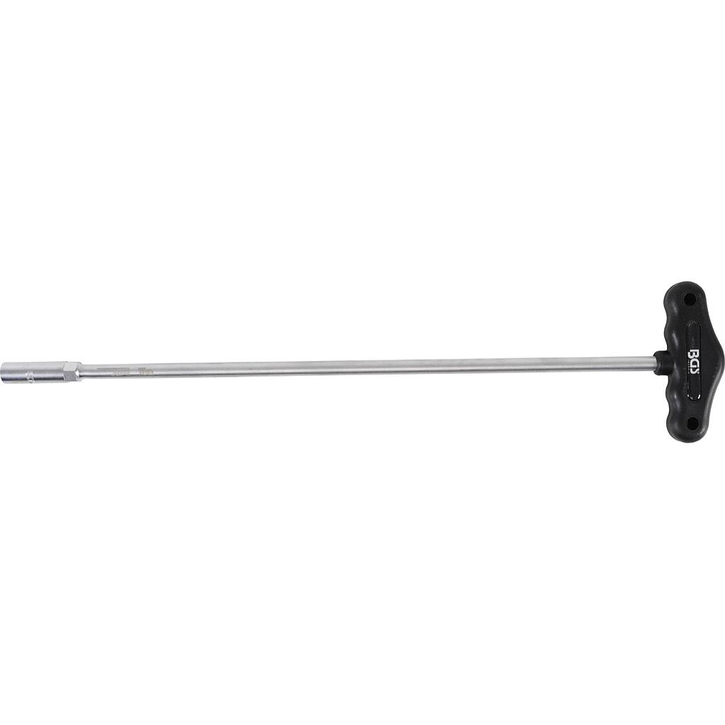 Steckschlüssel mit T-Griff, Sechskant | Länge 430 mm | SW 10 mm