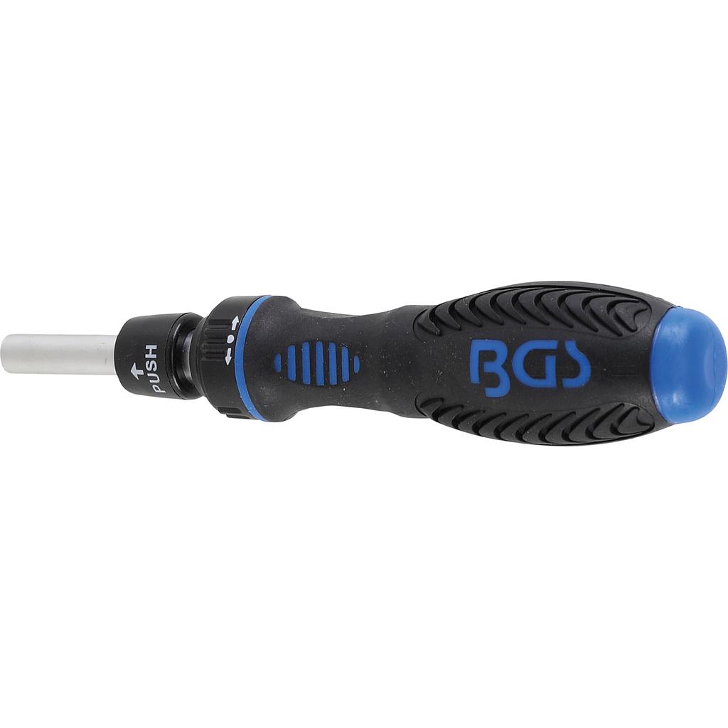 Ratschen-Drehgriff für Bits, umschaltbar | Abtrieb Innensechskant 6,3 mm (1/4&quot;)