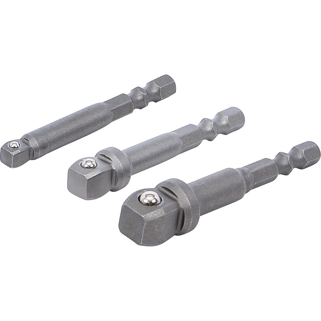 Bohrmaschinen-Kippadapter-Satz | Antrieb Außensechskant 6,3 mm (1/4&quot;) | 3-tlg.