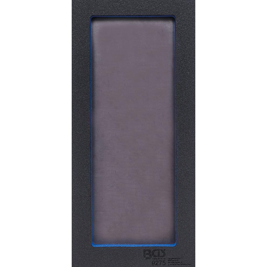Werkstattwageneinlage 1/3: Ablagefach mit magnetischer Bodenplatte | 129 x 348 x 14 mm