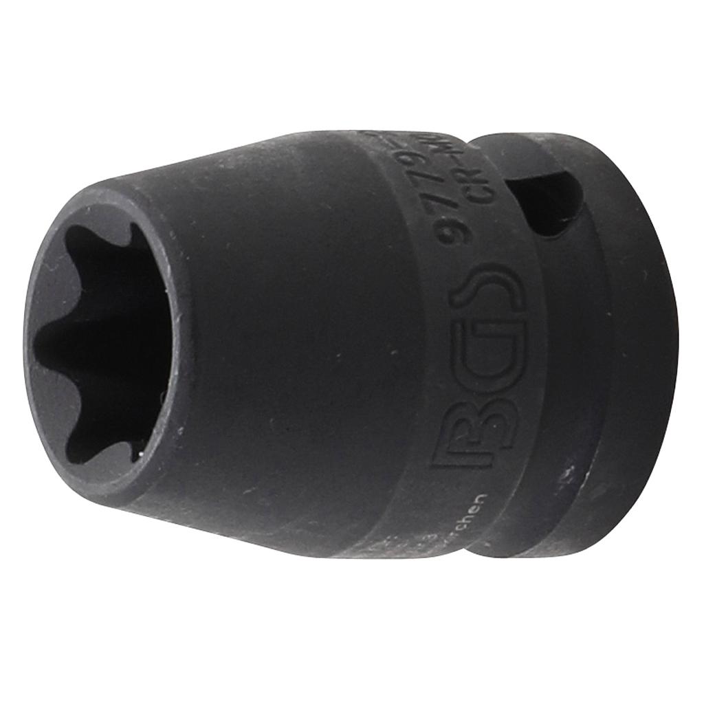 Kraft-Steckschlüssel-Einsatz E-Profil | Antrieb Innenvierkant 12,5 mm (1/2&quot;) | SW E20