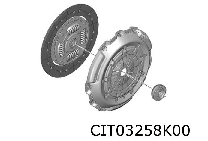Ens. Embrayage PSA (1.4HDi/2.0HDi-66kw)