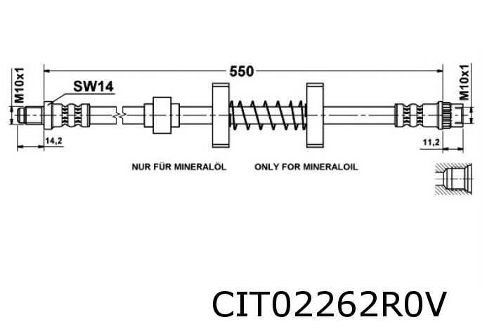 XM remslang voorzijde