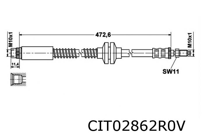 Bremsschlauch Evasion vorne