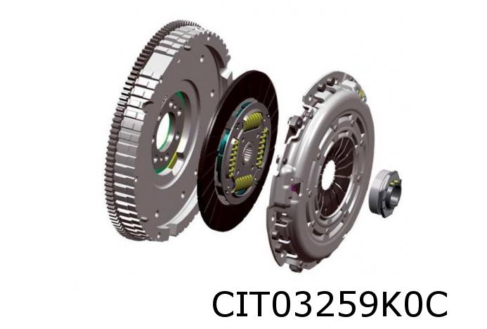 Kit d`embrayage avec volant