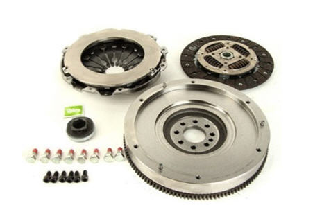 Koppelingsset PSA. 4PK Ombouw Kit. 228MM 18T Incl. mechanisch lager / Incl. vast vliegwiel