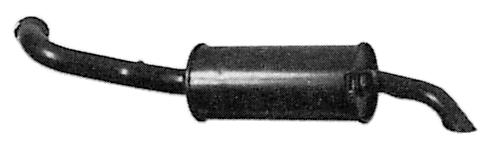 Auspufftopf BX Berline Kat hinten