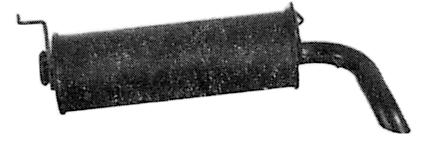 Auspufftopf AX hinten