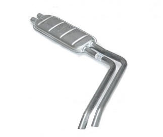 rear exhaust silencer