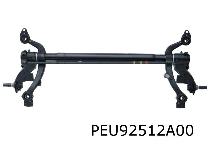 Asse posteriore completo (per 206 3/5 porte e CC con freni a disco)