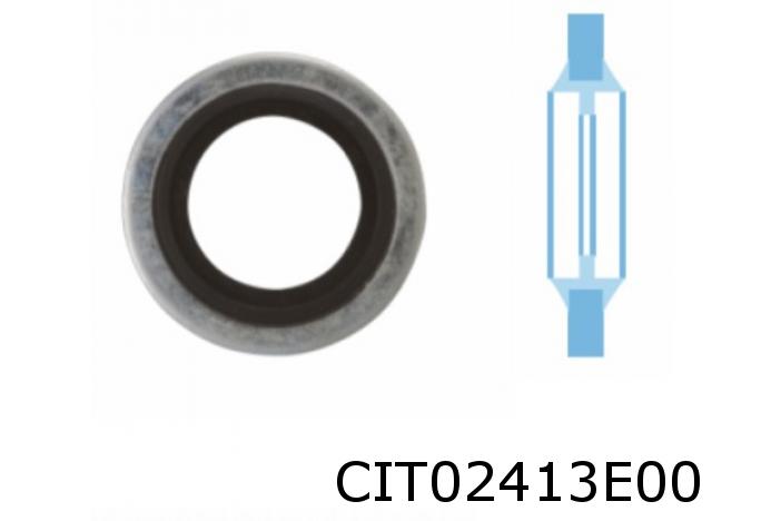 carterstopring 16 (mm) met rubber binnenring