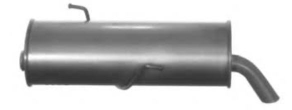 206 (1.1i/1.4i) achterdemper