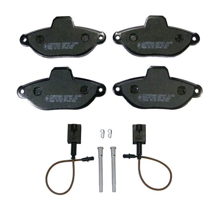 Plaquettes de frein avant avec accessoires Fiat 500 500C Typ 1,2 69 PS