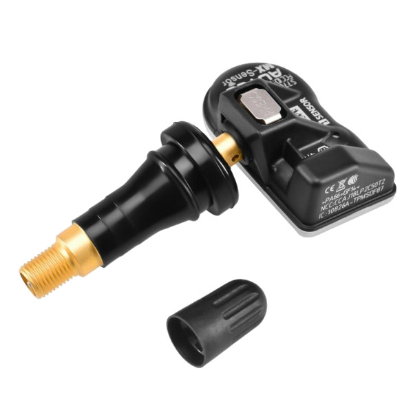 Capteur universel de pression des pneus Autel programmé avec valve en caoutchouc 433 MHz