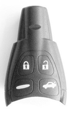 Key housing, 4 buttons